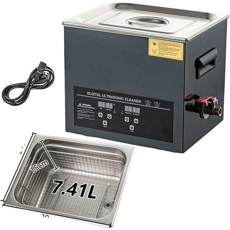 Ultraschallreiniger, digitale Steuerung, Heizfunktion, 10 l, 240 W, 220 V, EU (1/2)