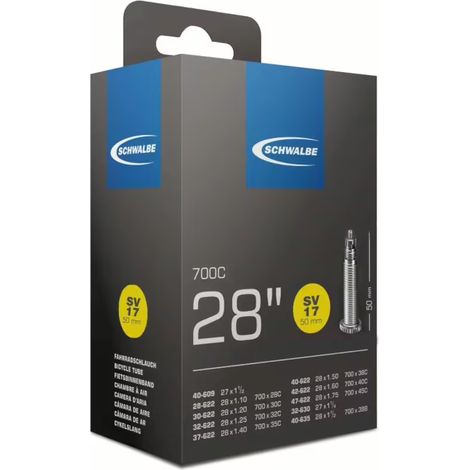 Schwalbe Schlauch SV 17 28 x 1 1/8-1.75" 28/47-622/635 SV50mm