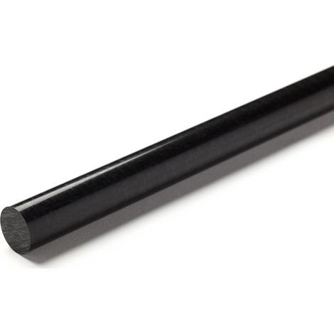 Tige en acétal RS PRO Noir Dia. 50mm x 1m ( Prix pour 1 Lot )