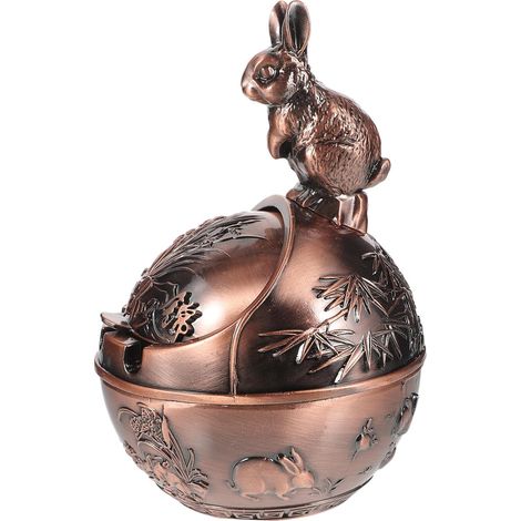 décoratif en alliage de zinc au motif lapin vintage Coupe
