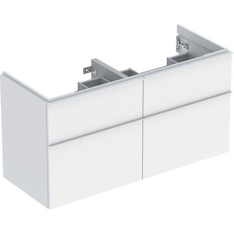 Geberit iCon meuble sous-lavabo double, 4 tiroirs,