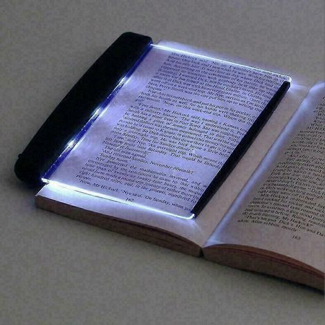 Lampe de lecture LED créative, lampe plate portable pour les voyages (1/5)