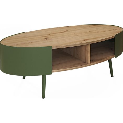 Mesa de centro Lofta, Verde, 120 x 60 cm, Vicco (1/5)