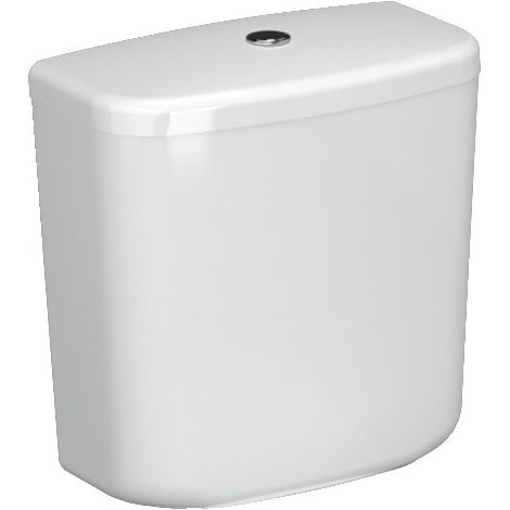 Vitra – Réservoir de chasse d'eau double 3/6L – Mécanisme à bouton poussoir – Raccordement latéral – 5125