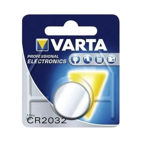 Pile bouton Varta CR2032 lithium 3 0 volts 20 mm diamètre