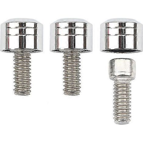 Lot de 3 cache-vis Torx en acier inoxydable pour pare-brise de moto Harley Touring Trike Glide 96-13--B (1/5)