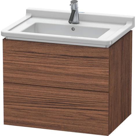 Duravit L-Cube mueble bajo lavabo suspendido, 2 cajones,