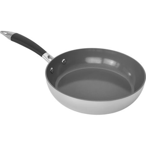 Shiori 撓 Padella in acciaio inox 304 Pro con rivestimento in ceramica a induzione 24 cm (1/4)