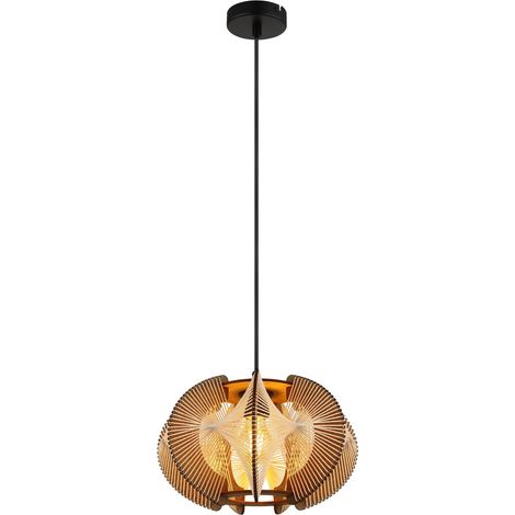 Globo - lámpara colgante - SAKURA - natural - yute - Ø 34cm - E27 (1/5)
