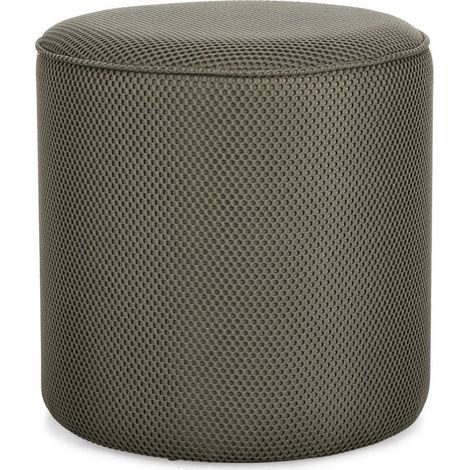 Pouf "Olesya" struttura in MDF rivestimento in poliestere per interno -Terra (1/5)