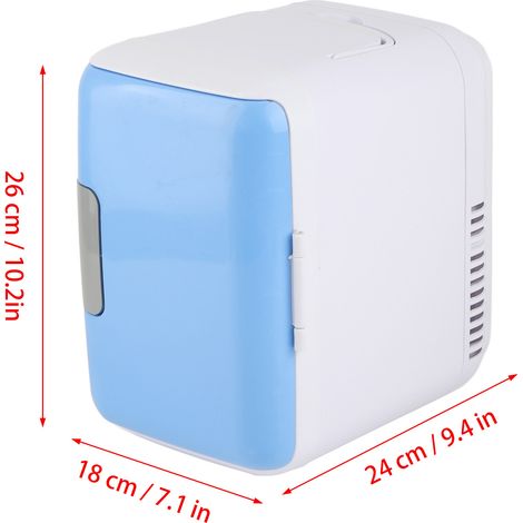 Mini réfrigérateur 4L portable pour véhicule, chauffage jusqu'à 65°C et refroidissement 5°C, gaines alimentaires (1/5)