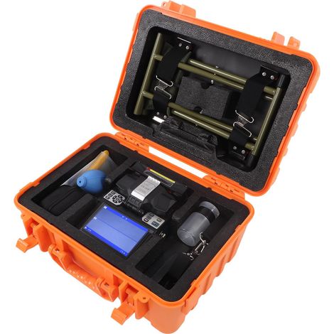 Automatisches Glasfaser-Spleißgerät mit Schweißwerkzeugkasten, 100–240 V, EU-Stecker (1/5)