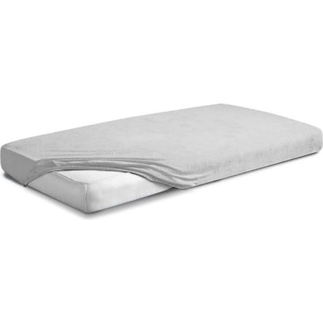 Frottee-Spannbettlaken mit Gummizug, klassisch, 60 x 120 x 10 cm (1/5)