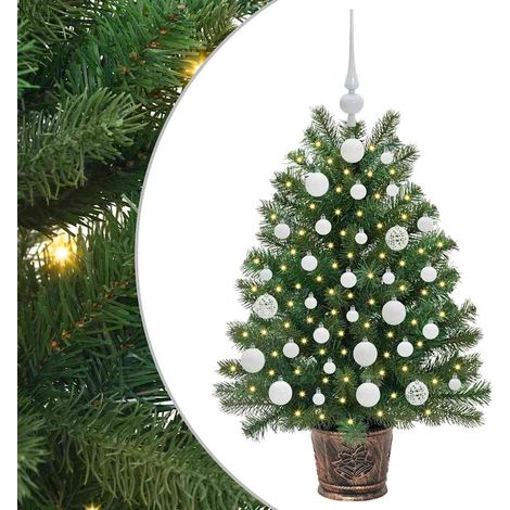 Árbol de Navidad artificial con 150 LED Verde 95 cm PE y PVC vidaXL