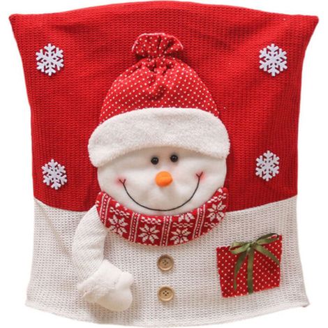 Decorazioni natalizie, decorazioni per feste per la casa, coprisedie, coprischienali, coprisgabelli, coprisedie natalizie - Crezuo
