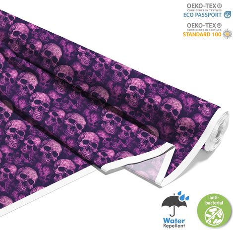 TESSUTI DECORATIVI PER ESTERNI OXFORD - Motivo Teschio I DX4582 (1/5)