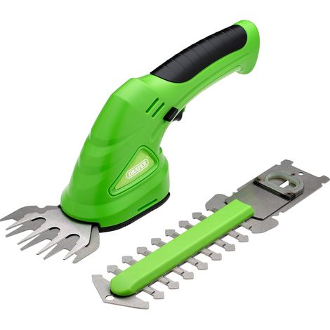 Draper 22403 7.2V Cordless Grass and Hedge Shear Kit (4 Piece)