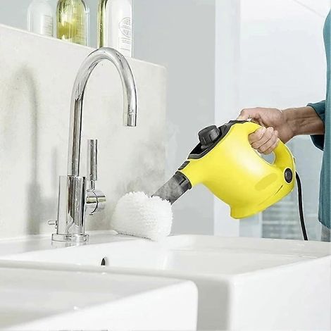 Tête de brosse vapeur pour aspirateur vapeur portatif Karcher SC2 SC3 SC4 SC5 SC7 - Pièces détachées : lingette lavable (1/5)