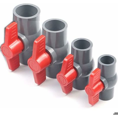 Vanne - - Boisseau Sphérique - PVC - 40 mm - Tuyau d'Alimentation en Eau (1/4)