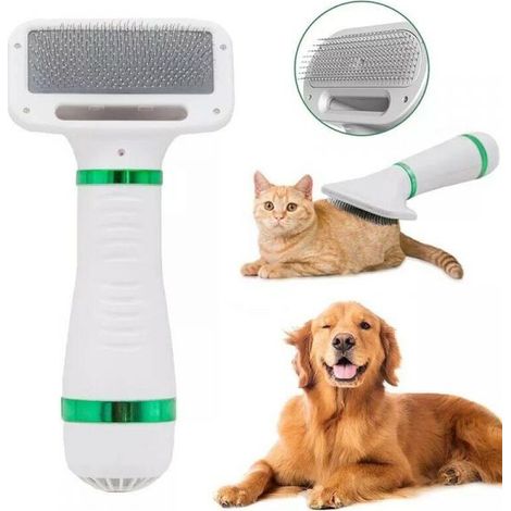 Spazzola phon asciugacapelli per cani e gatti animali domestici 2 in 1 HZP-10