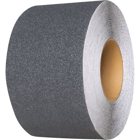 Moravia Antirutsch-Belag grau selbstklebend auf Rolle 100 mm x 18,3 m (1/3)