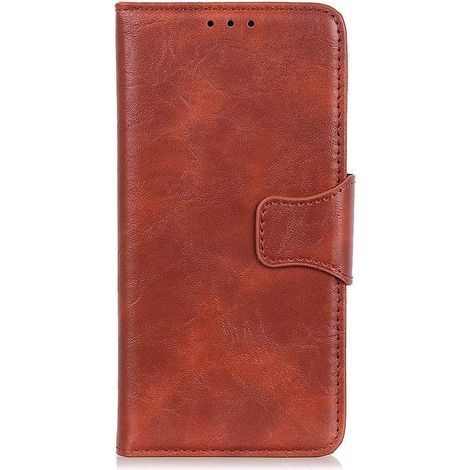 Étui portefeuille pour Samsung Galaxy Note 20 Ultra - Marron - Coque avec rangement cartes (1/5)
