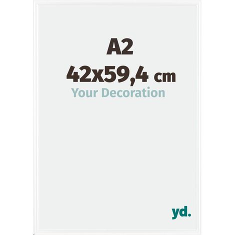yd. - Cadre photo A2 42x59.4 - Blanc Brillant - Plastique - Bordeaux