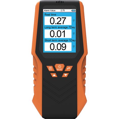 Wiederaufladbares Radonmessgerät, Instrument zur Messung der Radonkonzentration in der Umgebungsluft (0-270 pCi/L)