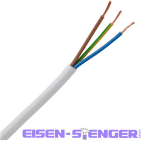 Kopp 151805840 Schlauchleitung H05VV5-F 3 x 1.5 mm² Weiß 5 m