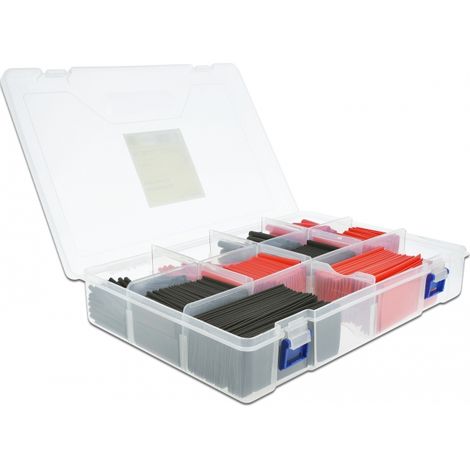Delock Surtido de tubos termorretrÃ¡ctiles rojo / negro 520 piezas