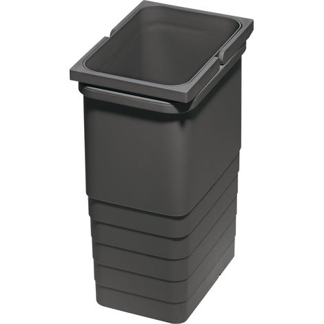 NINKA Abfallbehälter 13,5 Liter Dunkelgrau (1/5)
