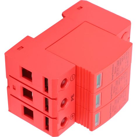 Parafoudre photovoltaïque 3P40KA, protection contre la foudre DC 1000V, disjoncteur de surtension pour installation solaire (1/5)