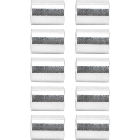 Entretoise ronde en aluminium, 10 pièces, douille non filetée, support de fixation, diamètre extérieur 6mm, longueur 8mm, accessoires de montage (1/5)