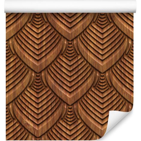 Carta da parati 3D effetto legno per soggiorno e camera da letto, 50x1000 cm (1/5)