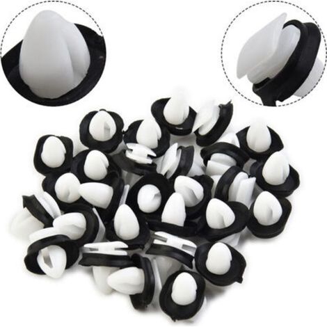 Ecleanfy - Lot De 100 Agrafe Garniture Fixation Clip Panneau Joint Porte Pour Fiat Ducato 71728806,8565.43, 856543 (1/5)