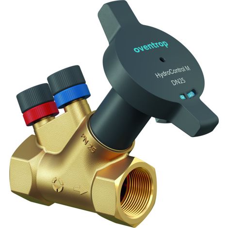 OVENTROP Strangregulierventil mit Messblende HydroControl M PN 25, DN 15 HF, Innengewinde, Kvs: 2.2, 1065804