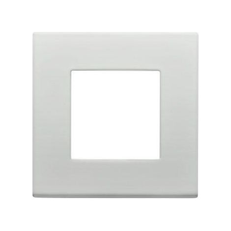 PLAQUE DAHLIA 1 POSTE GRIS CLAIR GEWISS GW35901AG