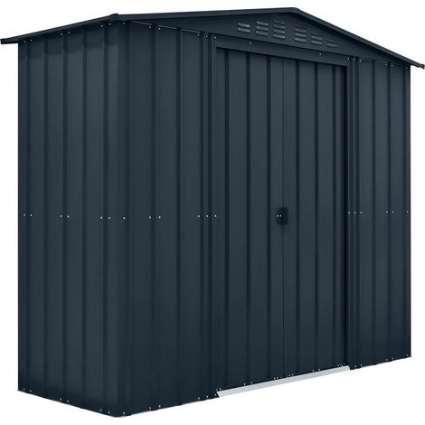 8 x 3 Feet Globel Apex - Steel/Metal - L82 x W234 x H198 cm - Grey