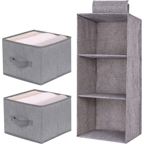 Sac de rangement suspendu lavable pour vêtements, sac de rangement multicouche pour tiroir de penderie (1/5)