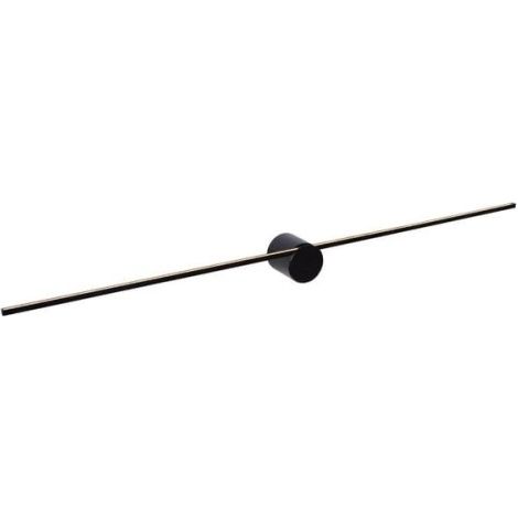 Lucide Mizar applique LED 10W 2700K nera IP44 90cm alluminio