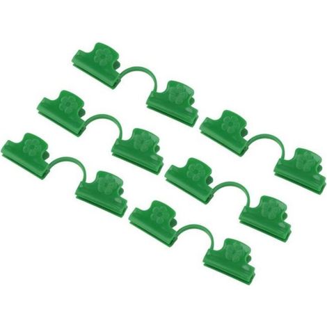 Bardusch-Pince de serre - - Clip de Tige de Filet d\'Ombrage - 50 pièces - Plastique durable - Antidérapante (1/4)