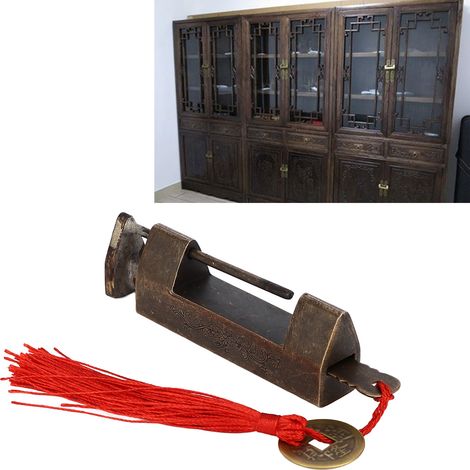 Cadenas de style ancien avec espacement de 4,4 cm, ouverture horizontale, petit cadenas, tête de cadenas à l'ancienne, mini cadenas ancien, cadenas à boîte. (1/5)