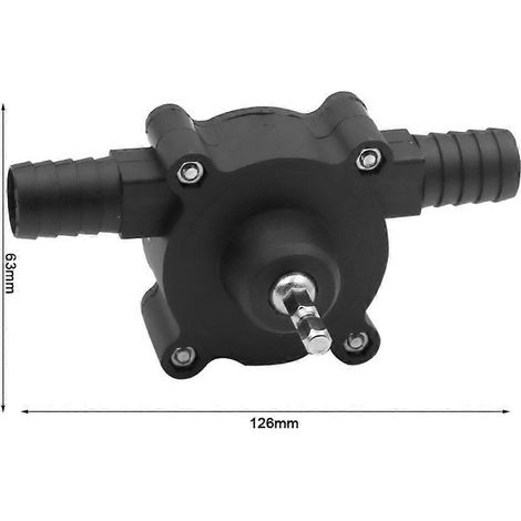 Tragbare, selbstansaugende elektrische Pumpe für Flüssigkeiten, Wasser, Öl und andere Flüssigkeiten mit motorisiertem Bohrer für schnelles und vielseitiges Umfüllen. (1/5)