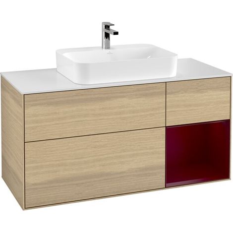Villeroy & Boch F421HBPC Meuble sous-lavabo Finion F42 (1/2)