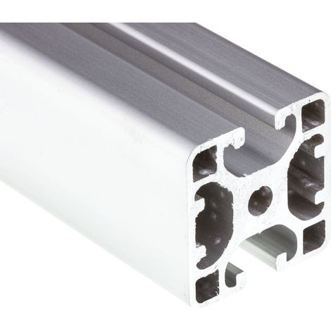 Rs Pro – Profilé aluminium 30 x 30 mm – Longueur 2000 mm – 2 rainures de 6 mm – Système 2S pour structures légères (1/2)