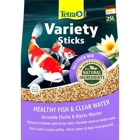Tetra Pond varitas naranja marrón beige para peces de acuario