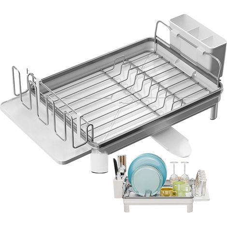 Égouttoir d'évier multifonctionnel, idéal pour le plan de travail de la cuisine familiale-AquaForge (1/5)