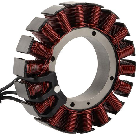 Compatible with Harley-Davidson FXS Blackline / Dark Custom 2013 Fullback motorcycles: Ignition coil, stator, magneto, original part number 30017-08--DTEKGAZ