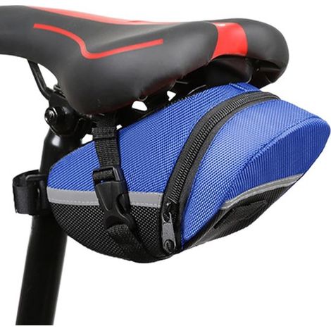Sacoche de selle vélo de course - Sacoche de vélo - Étanche - Vélo de course - Sac - Étanche à la pluie - VTT - Universel - Accessoires de vélo - Avec matériau réfléchissant - Sacoche de selle VTT - S (1/5)