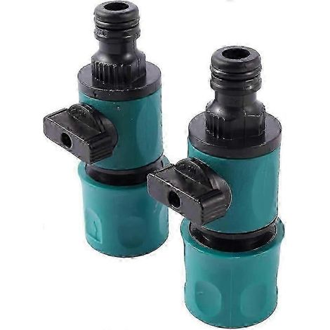raccords rapides pour tuyau d'arrosage de 16 mm, avec vanne (16 mm) (1/5)